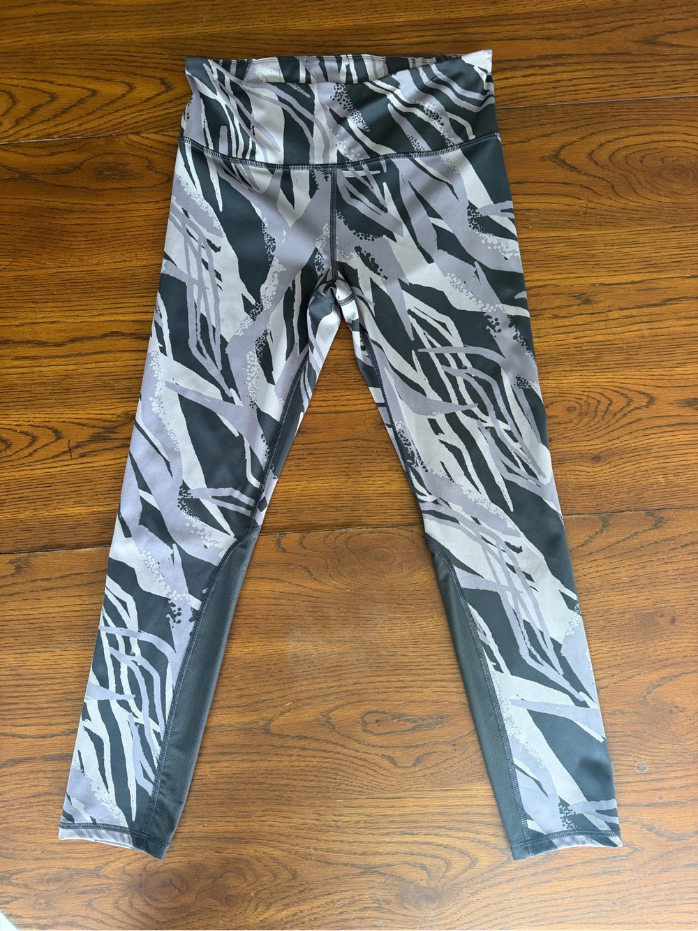 Under Armour Grey Patterned Girls' Active Leggings